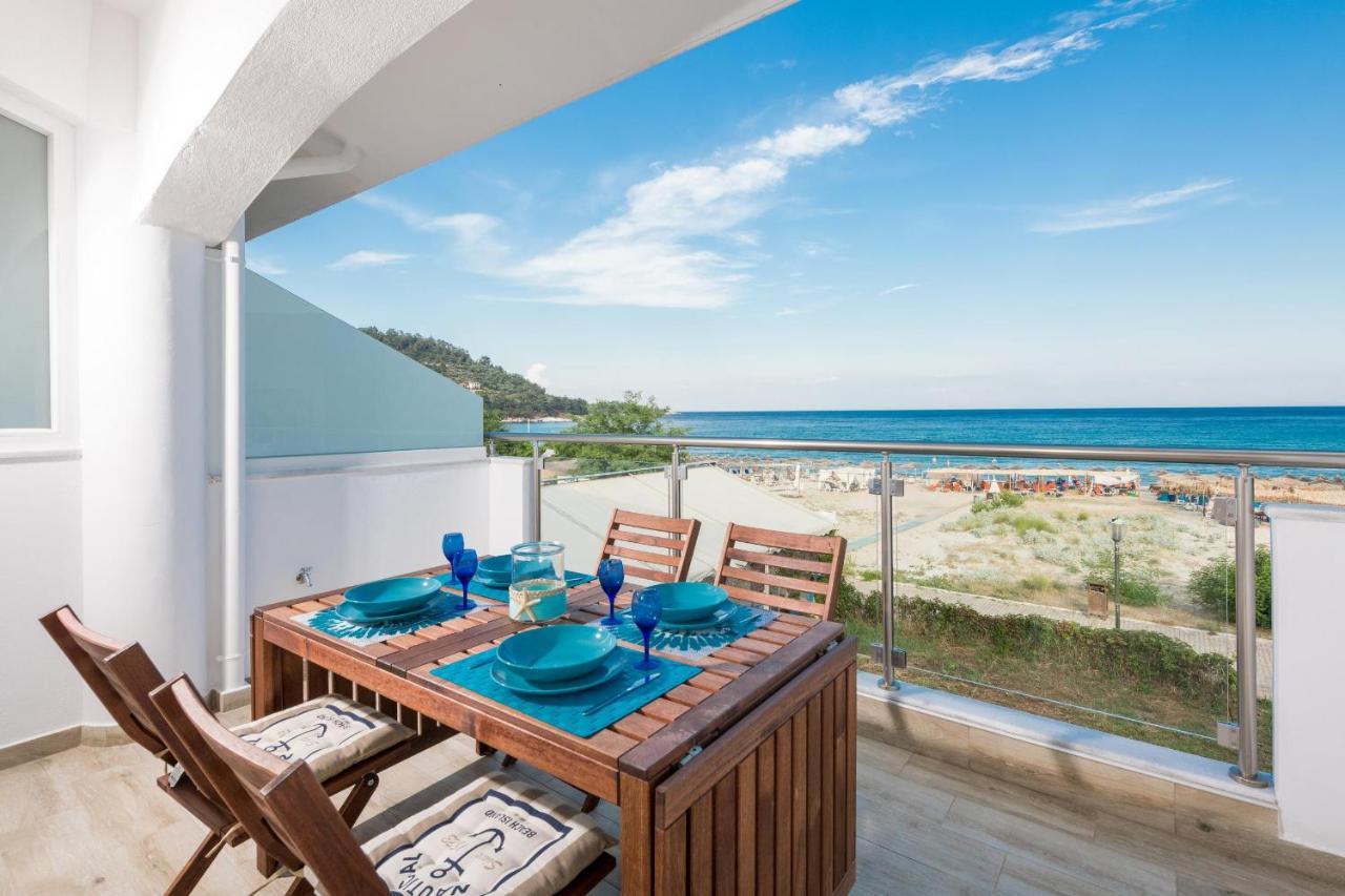 Artemis Beach Apartments Chrysi Ammoudia Extérieur photo