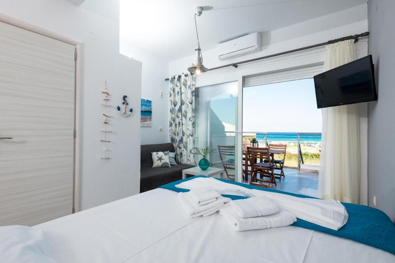 Artemis Beach Apartments Chrysi Ammoudia Extérieur photo