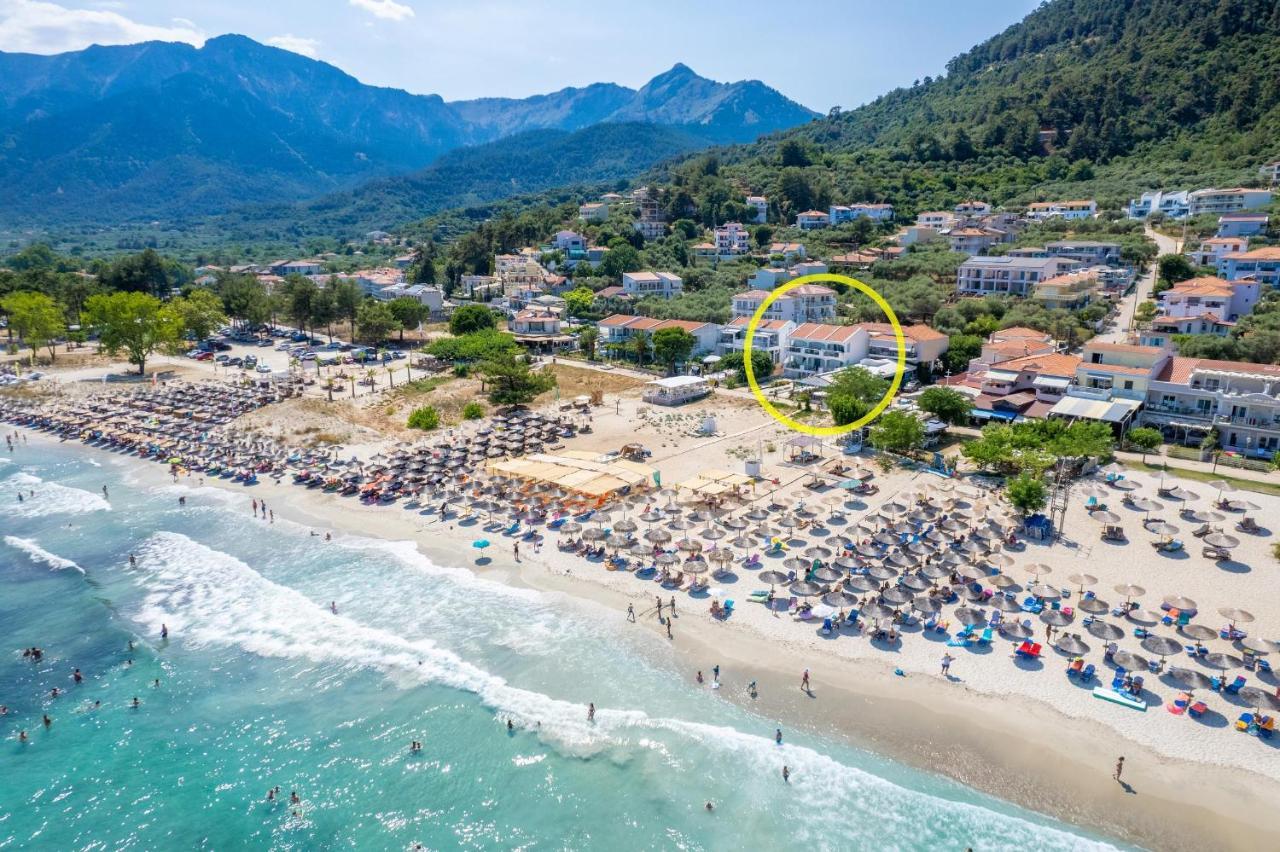 Artemis Beach Apartments Chrysi Ammoudia Extérieur photo