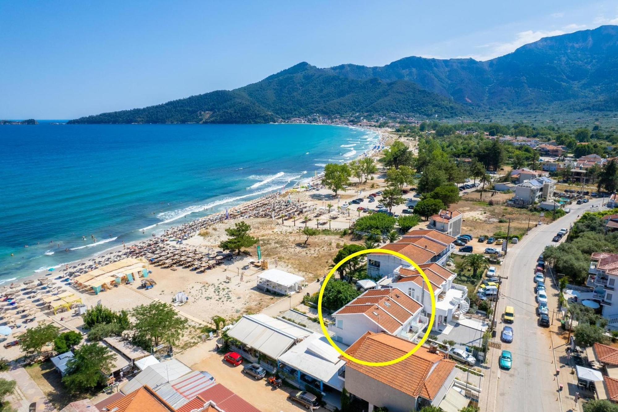 Artemis Beach Apartments Chrysi Ammoudia Extérieur photo