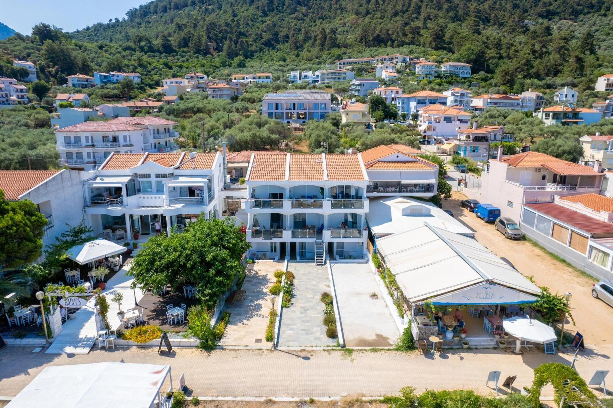 Artemis Beach Apartments Chrysi Ammoudia Extérieur photo